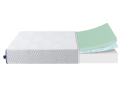 8 Inch Queen Gel Memory Foam Mattress; White; Bed in a Box; Green Tea and Cooling Gel Infused; CertiPUR-US Certified