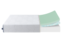 8 Inch Queen Gel Memory Foam Mattress; White; Bed in a Box; Green Tea and Cooling Gel Infused; CertiPUR-US Certified