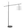 [Only support Drop Shipping Buyer] Keller Adjustable Arched Floor Lamp with Drum Shade