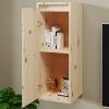 Wall Cabinet 11.8"x11.8"x31.5" Solid Wood Pine