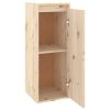 Wall Cabinet 11.8"x11.8"x31.5" Solid Wood Pine