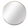 Circle Mirror 36 Inch;  Gold Round Wall Mirror Suitable for Bedroom;  Living Room;  Bathroom;  Entryway Wall Decor and More;  Brushed Aluminum Frame L