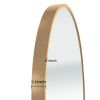 Circle Mirror 36 Inch;  Gold Round Wall Mirror Suitable for Bedroom;  Living Room;  Bathroom;  Entryway Wall Decor and More;  Brushed Aluminum Frame L