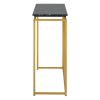 U_STYLE 63'' Modern Console Table; Extra Long Entryway Table with Metal Frame for Entryway; Hallway; Living Room; Foyer; Corridor; Office