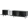 Modern TV Stand for 80'' TV with 3 Doors; Media Console Table; Entertainment Center with Large Storage Cabinet for Living Room; Bedroom