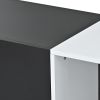 Modern TV Stand for 80'' TV with 3 Doors; Media Console Table; Entertainment Center with Large Storage Cabinet for Living Room; Bedroom