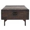 Coffee Table Solid Wood Vintage Style 47.2"x21.7"x13.8"