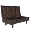 Coffee Table Solid Wood Vintage Style 47.2"x21.7"x13.8"