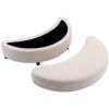 360Â¬âˆž Swivel Accent Barrel Chair with Storage Ottoman & 4 Pillows; Modern Linen Leisure Chair Round Accent for Living Room; Creamy White