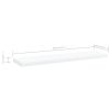 Bookshelf Boards 4 pcs White 15.7"x3.9"x0.6" Engineered Wood