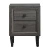 Concise Style Retro Elegant Multipurpose Bedside Nightstand