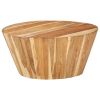 Coffee Table âˆšÃ²25.6"x12.2" Solid Acacia Wood