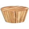 Coffee Table âˆšÃ²25.6"x12.2" Solid Acacia Wood
