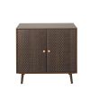 2 door cabinet; With 3D printed elements; for Bedroom; Living Room; Sofa Couch; Hall; Easy Assembly