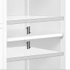 4 Drawers & Cupboard Bathroom Storage Organizer Cabinet White