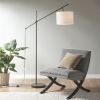 [Only support Drop Shipping Buyer] Keller Adjustable Arched Floor Lamp with Drum Shade