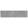 Bookshelf Boards 8 pcs Concrete Gray 15.7"x3.9"x0.6" Engineered Wood