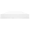 Bookshelf Boards 8 pcs White 15.7"x3.9"x0.6" Engineered Wood
