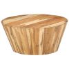 Coffee Table âˆšÃ²25.6"x12.2" Solid Acacia Wood