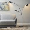 [Only support Drop Shipping Buyer] Archer 3-Light Adjustable Tiered Arc Metal Floor Lamp