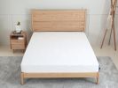 8 Inch Queen Gel Memory Foam Mattress; White; Bed in a Box; Green Tea and Cooling Gel Infused; CertiPUR-US Certified