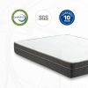 EGO Hybrid 10 Inch Full Mattress; Cooling Gel Infused Memory Foam and Individual Pocket Spring Mattress; Made in USA; Mattress in a Box; CertiPUR-US C