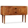 Sideboard Solid Wood with Honey Finish 47.2"x11.8"x29.5"