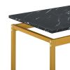 U_STYLE 63'' Modern Console Table; Extra Long Entryway Table with Metal Frame for Entryway; Hallway; Living Room; Foyer; Corridor; Office