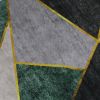 Casual Geometric Cotton Area Rug; Modern Abstract Geometric Shapes Accent Outdoor Rug 5ft x 7.5ft for Patio Bedrooms; Dining Rooms; Living Rooms Light