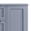 Wooden Bathroom Cabinet Bathroom Storage Unit with 4 Drawers;  Gray