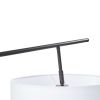 [Only support Drop Shipping Buyer] Keller Adjustable Arched Floor Lamp with Drum Shade