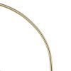[Only support Drop Shipping Buyer] Bristol Arched Metal Floor Lamp with Frosted Glass Shade
