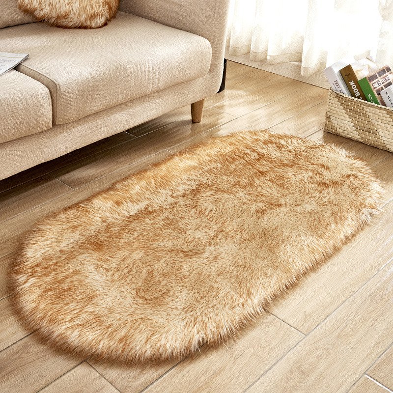 Fluffy 6cm Plush Carpet Fuzzy Wool Floor Mat Multicolor Oval Soft Living Room Bedroom Aldult Boys Girls Home Decor Cute Fashion Fluffy 6cm Plush Carpet Fuzzy Wool Floor Mat Multicolor Oval Soft Living Room Bedroom Aldult Boys Girls Home Decor Cute Fashion