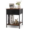 Bedroom Living Room 2-tier Nightstand Bedside End Sofa Coffee Table