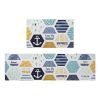 Home Decor PVC Leather Entrance Doormat Kitchen Mat