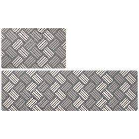 Home Decor PVC Leather Entrance Doormat Kitchen Mat (Main Color: Style 13, size: 45 x 75 cm)