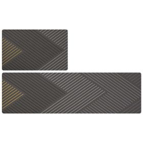 Home Decor PVC Leather Entrance Doormat Kitchen Mat (Main Color: Style 11, size: 45 x 75 cm)