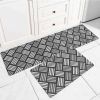 Home Decor PVC Leather Entrance Doormat Kitchen Mat