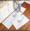 Home Decor PVC Leather Entrance Doormat Kitchen Mat