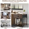 Bedroom Living Room 2-tier Nightstand Bedside End Sofa Coffee Table