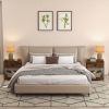 Bedroom Living Room 2-tier Nightstand Bedside End Sofa Coffee Table