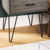 Mid Century Modern Hairpin Leg Nightstand