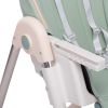 Convertible High Chair on Wheels with Removable Tray;  Height and Angle Adjustment for Baby And Toddler