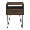 Mid Century Modern Hairpin Leg Nightstand