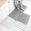 Home Decor PVC Leather Entrance Doormat Kitchen Mat