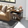 Bedroom Living Room 2-tier Nightstand Bedside End Sofa Coffee Table