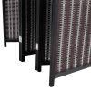 6-Panel Room Divider;  6 FT Tall Room Divider;  Folding Privacy Screens;  Freestanding Room Dividers