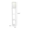 Floor Lamp with Shelf