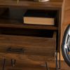 Mid Century Modern Hairpin Leg Nightstand