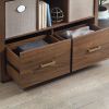 Steele 6 Cube Storage Bookcase Organizer with Drawers;  Multiple Finishes